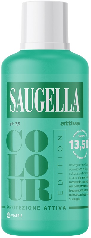 SAUGELLA ATTIVA COLOUR EDITION DETERGENTE IGIENE INTIMA 500 ML - Gruppofarmastore.it
