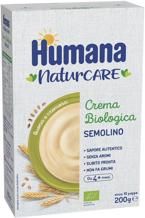 HUMANA CREMA BIOLOGICA SEMOLINO 200 G - Gruppofarmastore.it