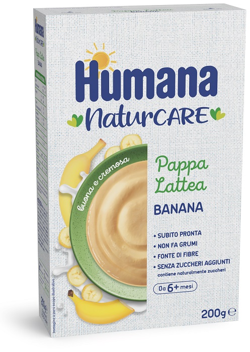 HUMANA PAPPA LATTEA BANANA 200 G - Gruppofarmastore.it
