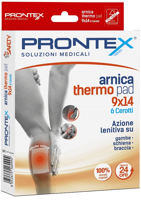 CEROTTO PRONTEX ARNICA THERO PAD 9 X 14 6 PEZZI - Gruppofarmastore.it