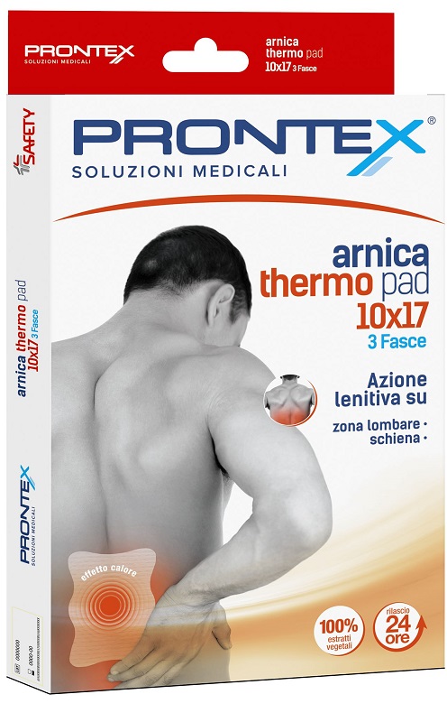 FASCIA PRONTEX ARNICA THERMO PAD 10 X 17 3 PEZZI - Gruppofarmastore.it