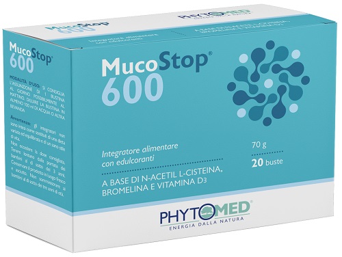 MUCOSTOP 600MG 20 BUSTINE DA 3,5 G - Gruppofarmastore.it
