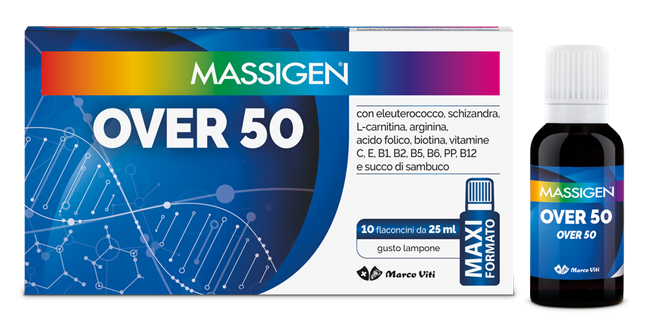 MASSIGEN OVER 50 10 FLACONI DA 25 ML - Gruppofarmastore.it