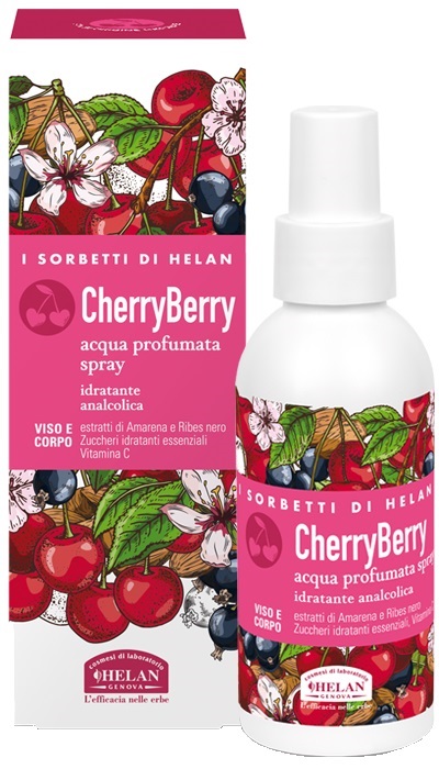 I SORBETTI DI HELAN CHERRYBERRY ACQUA PROFUMATA SPRAY IDRATANTE 100 ML - Gruppofarmastore.it