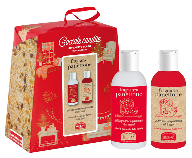 COFANETTO PANETTONE CORPO 1 GEL BAGNODOCCIA PROFUMATO 100 ML + 1 CREMA IDRATANTE PROFUMATA 100 ML - Gruppofarmastore.it