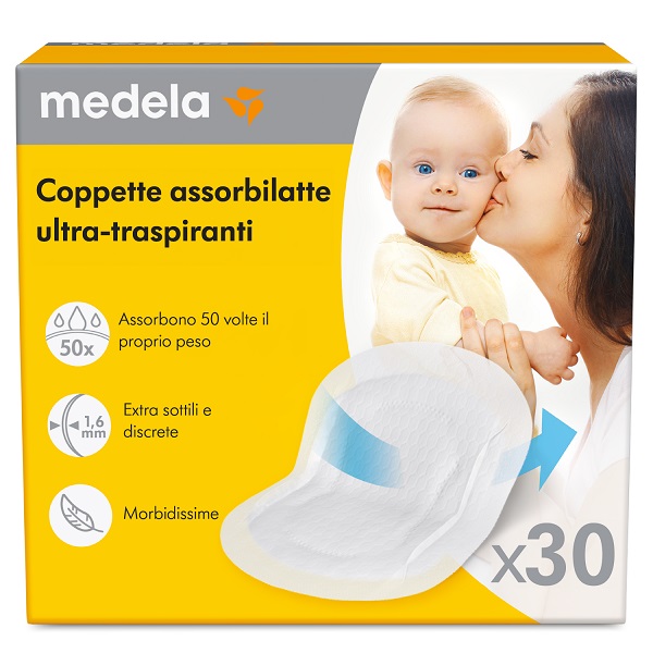 COPPETTE ASSORBILATTE ULTRA-TRASPIRANTI 30 PEZZI - Gruppofarmastore.it