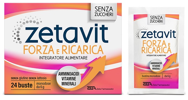 ZETAVIT FORZA E RICARICA 24 BUSTINE 6 G - Gruppofarmastore.it