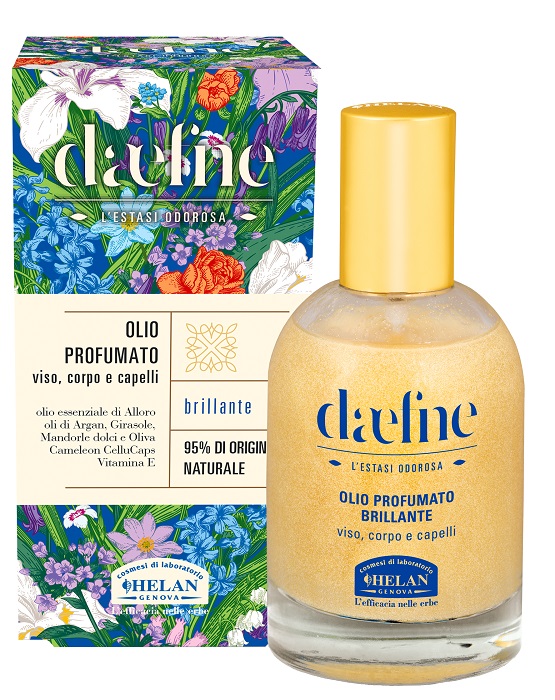 DAEFNE OLIO PROFUMATO BRILLANTE PER VISO CORPO E CAPELLI SPRAY 50 ML - Gruppofarmastore.it