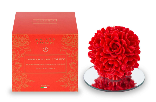 L'AMANDE MAISON CANDELA ARREDO 40 H PROFUMO AGRUMI DI LIGURIA - Gruppofarmastore.it