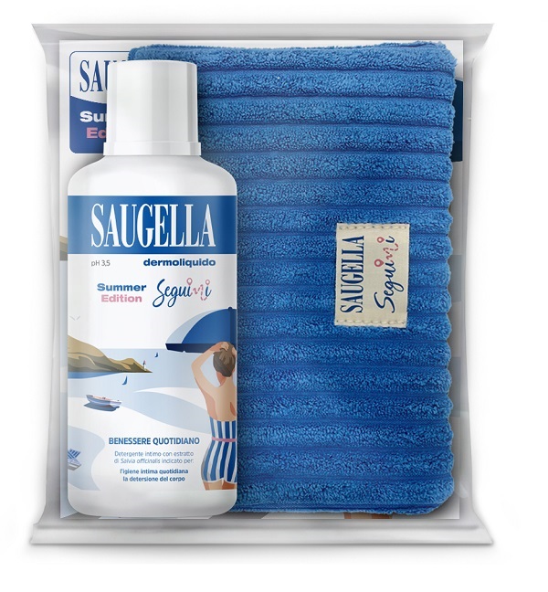 SAUGELLA SEGUIMI BUNDLE DERMOLIQUIDO 500 ML + GADGET POCHETTE - Gruppofarmastore.it