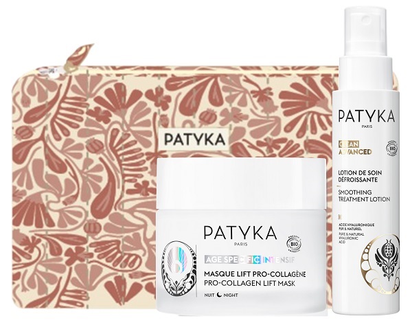 PATYKA TROUSSE ANTI ETA' FESTA DELLA MAMMA 1 MASCHERA PRO COLLAGENE AGE SPECIFIC INTENSIF 50 ML + 1 LOZIONE CLEAN ADVANCED 100 ML - Gruppofarmastore.it
