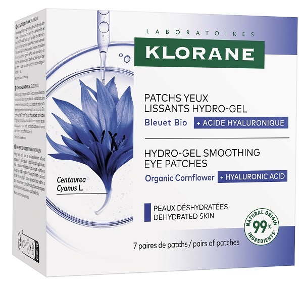 KLORANE BLEUET PATCH OCCHI LEV HYDRO-GEL 7 PEZZI DA 2 PATCH - Gruppofarmastore.it
