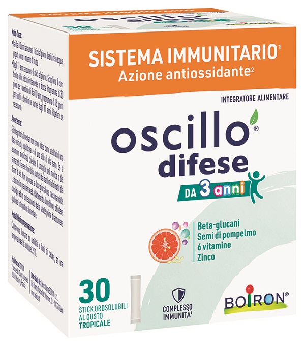 OSCILLO DIFESE 3+ 30 STICK OROSOLUBILI - Gruppofarmastore.it