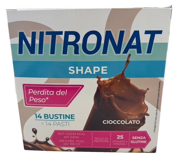 NITRONAT SHAPE CIOCCOLATO 14 BUSTINE - Gruppofarmastore.it