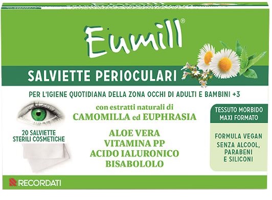 EUMILL SALVIETTE PERIOCULARI 20 PEZZI - Gruppofarmastore.it