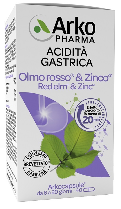 ARKOCPS OLMO ROSSO & ZINCO 40 CAPSULE - Gruppofarmastore.it