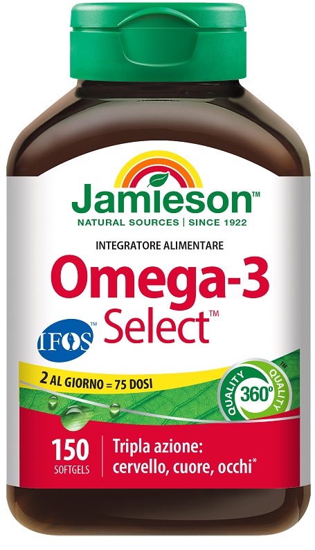 JAMIESON OMEGA 3 SELECT IFOS 150 SOFTGEL - Gruppofarmastore.it