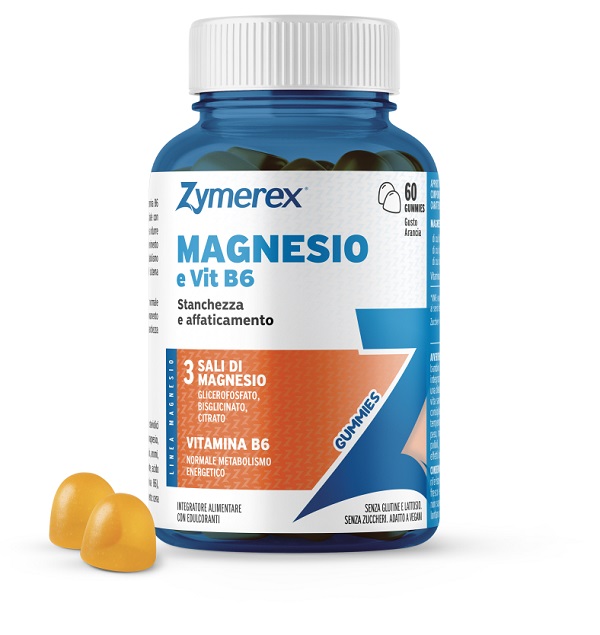 ZYMEREX MAGNESIO E VIT B6 60 GUMMIES GUSTO ARANCIA CON EDULCORANTI SENZA ZUCCHERI SENZA GLUTINE SENZA LATTOSIO - Gruppofarmastore.it