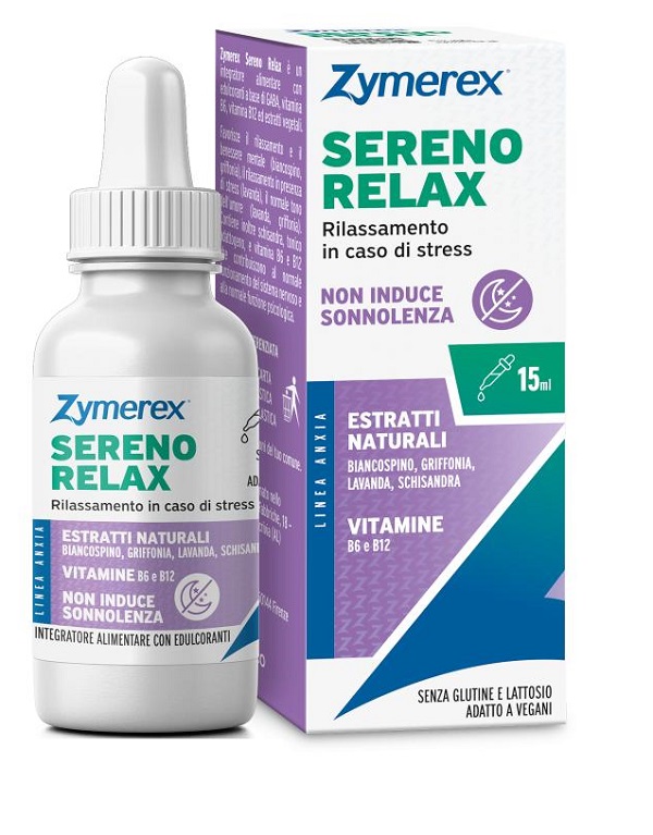 ZYMEREX SERENO RELAX GOCCE 15 ML SENZA GLUTINE SENZA LATTOSIO - Gruppofarmastore.it