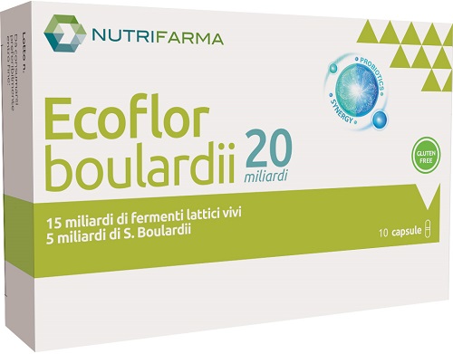 ECOFLOR BOULARDII 20 MILIARDI 10 CAPSULE - Gruppofarmastore.it