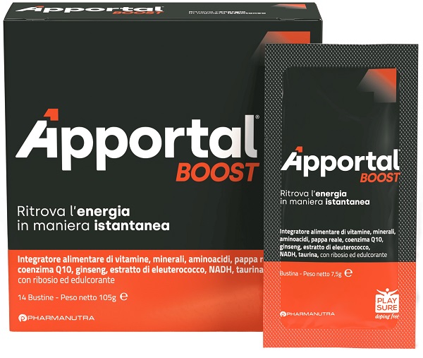 APPORTAL BOOST 14 BUSTINE CON EDULCORANTE - Gruppofarmastore.it