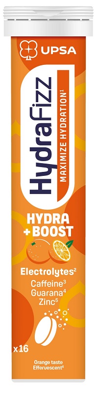 UPSA HYDRAFIZZ BOOST MAXIMIZE HYDRATION 16 COMPRESSE EFFERVESCENTI - Gruppofarmastore.it