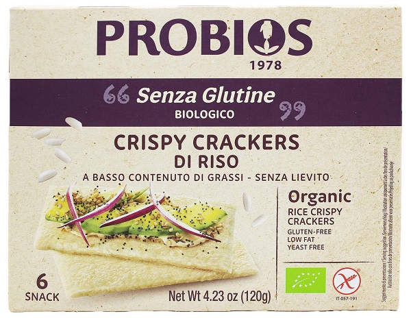 CRISPY CRACKERS RISO 6 PEZZI DA 20 G - Gruppofarmastore.it