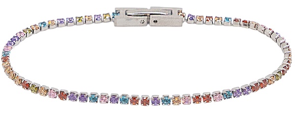 ATELIER FRATTINA 79 BRACCIALE TENNIS COLORATO - Gruppofarmastore.it