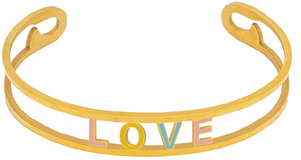 ATELIER FRATTINA 80 BRACCIALE RIGIDO ORO LOVE - Gruppofarmastore.it