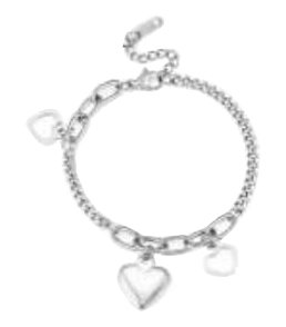 ATELIER FRATTINA 81 BRACCIALE CUORE ARGENTO - Gruppofarmastore.it