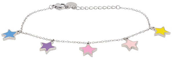 BIJOUXMED BRACCIALE KIDS 37 STELLE COLORATE - Gruppofarmastore.it