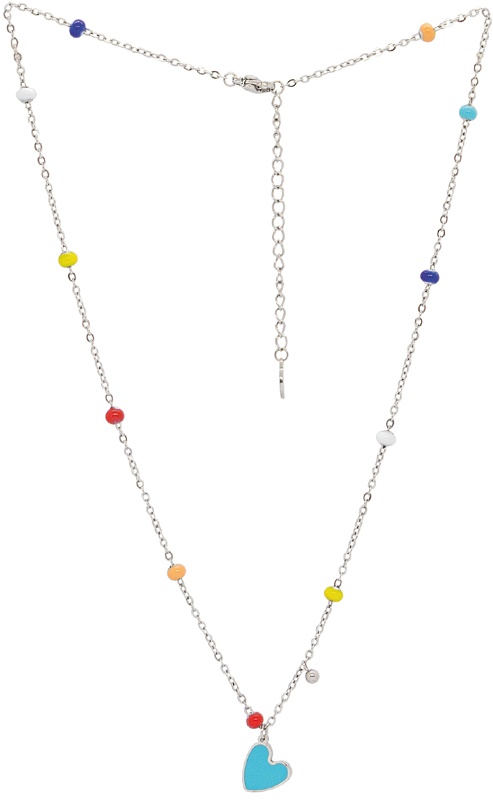 BIJOUXMED COLLANA KIDS 32 CUORE CELESTE - Gruppofarmastore.it