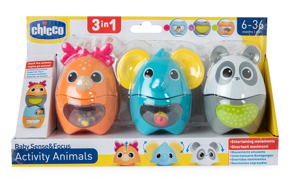 CHICCO GIOCO BABY SENSE&FOCUS ACTIVITY ANIMALS - Gruppofarmastore.it