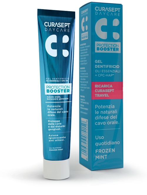 CURASEPT DENTIFRICIO DAYCARE PROTEZIONE BOOSTER FROZEN MINT 20 ML - Gruppofarmastore.it