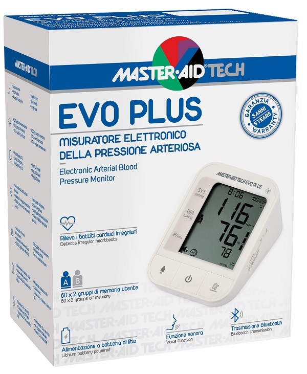 MISURATORE PRESSIONE MASTER-AID TECH EVO PLUS - Gruppofarmastore.it