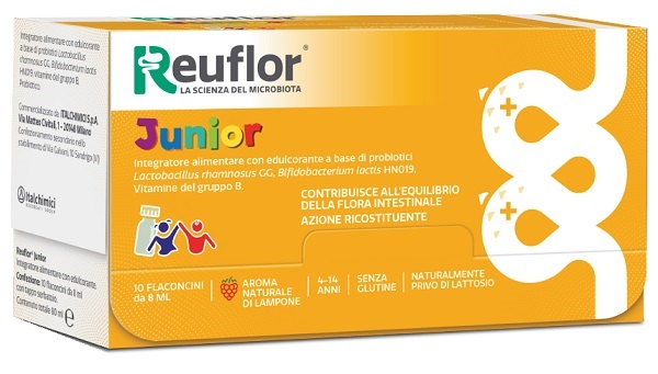 REUFLOR JUNIOR 10 FLACONCINI 8 ML - Gruppofarmastore.it