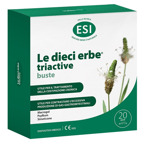 ESI LE DIECI ERBE TRIACTIVE 20 BUSTINE - Gruppofarmastore.it