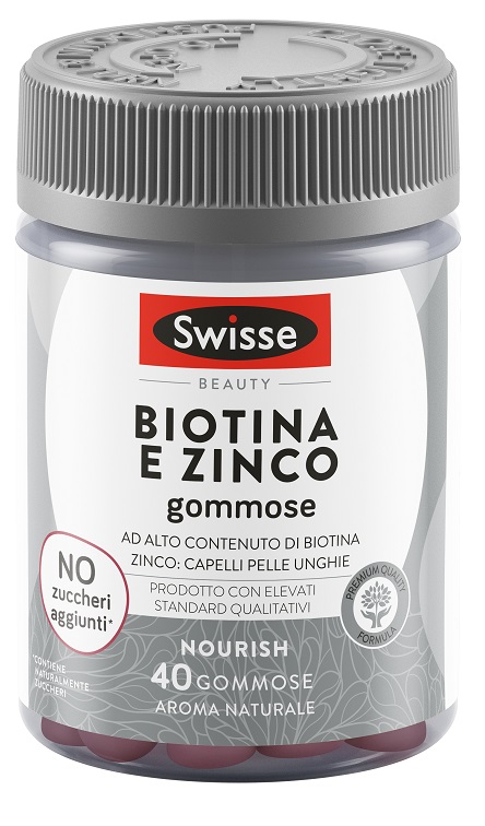 SWISSE BIOTINA + ZINCO 40 GUMMIES - Gruppofarmastore.it