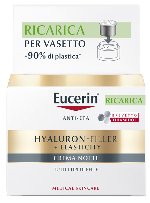 EUCERIN HYALURON-FILLER + ELASTICITY CREMA NOTTE RICARICA 50 ML - Gruppofarmastore.it