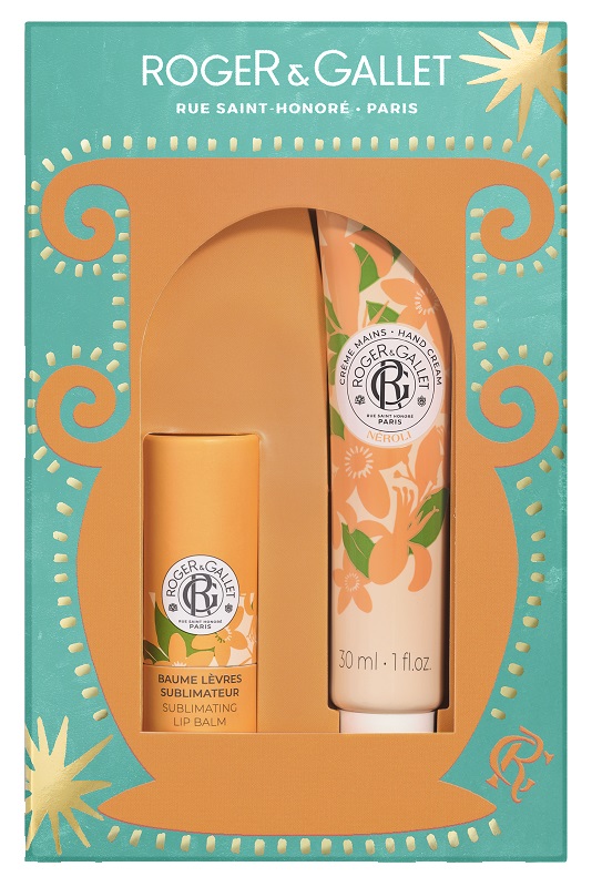ROGER&GALLET SET NATALE NEROLI CREMA MANI 30 ML + BALSAMO LABBRA 25 - Gruppofarmastore.it