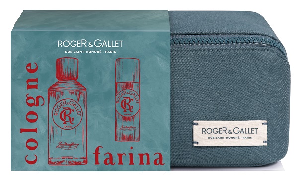 ROGER&GALLET SET NATALE TROUSSE JEAN MARIE FARINA EAU DE COLOGNE 100 ML + DEODORANT 150 ML 25 - Gruppofarmastore.it