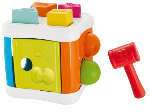 CHICCO GIOCO 2 IN 1 CUBO INCASTRA & MARTELLA 2022 - Gruppofarmastore.it