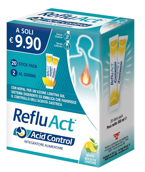 REFLU ACT ACID CONTROL 20 STICK - Gruppofarmastore.it