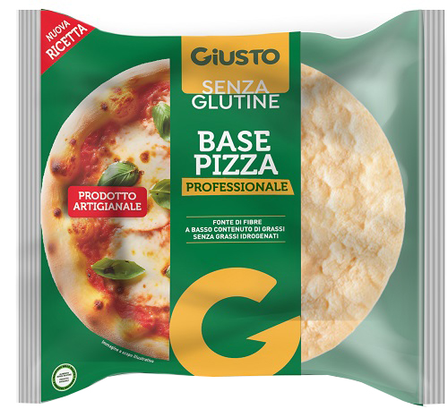 GIUSTO SENZA GLUTINE BASE PIZZA PROFESSIONALE 200 G - Gruppofarmastore.it