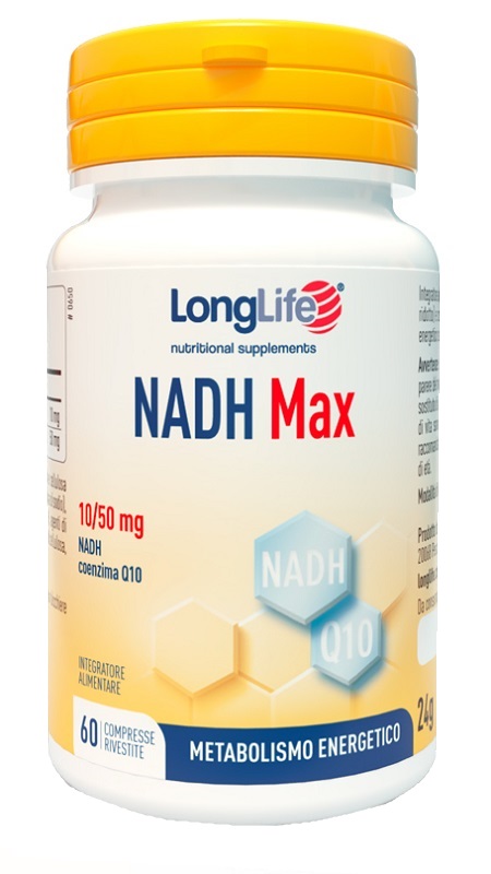 LONGLIFE NADH MAX 60 COMPRESSE RIVESTITE - Gruppofarmastore.it