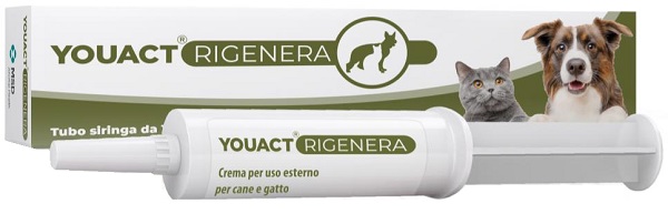 YOUACT RIGENERA CREMA CANE E GATTO TUBO SIRINGA DA 10 G - Gruppofarmastore.it