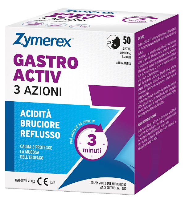 ZYMEREX GASTRO ACTIV 3 AZIONI 50 BUSTINE DA 10 ML - Gruppofarmastore.it