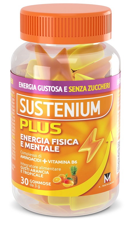 SUSTENIUM PLUS 30 CARAMELLE GOMMOSE 3 G - Gruppofarmastore.it