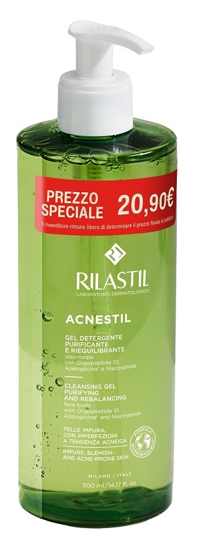 RILASTIL ACNESTIL GEL DETERGENTE 500 ML SPECIAL PRICE - Gruppofarmastore.it