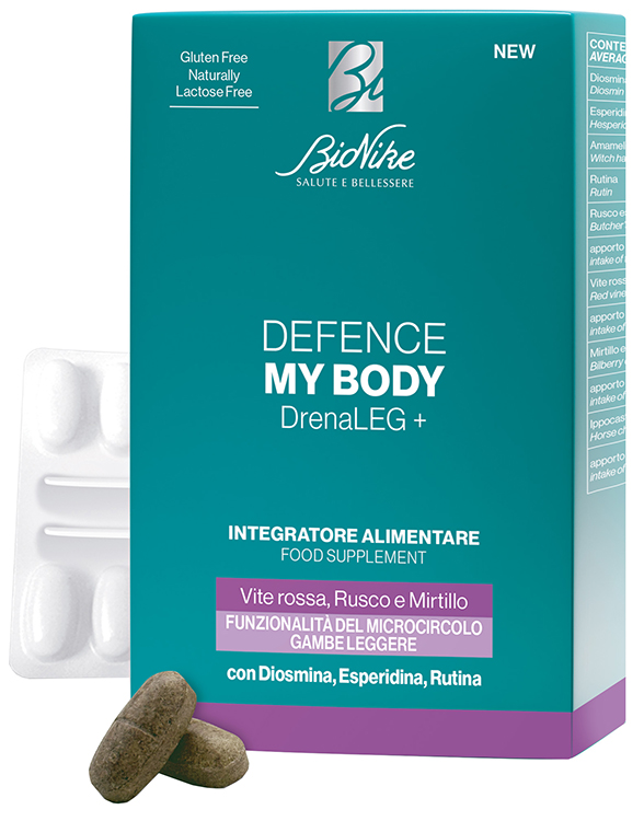 DEFENCE MY BODY DRENALEG+ 60 COMPRESSE - Gruppofarmastore.it